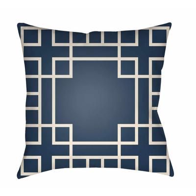 Maloco 20" Square Modern Pillow Moroccan Plush Seashell/Royal Denim/Smoke/Gray/Slate/Marine Blue/Light Gray/Midnight Blue/Charcoal Outdoor Throw Pillow - Boutique Rugs