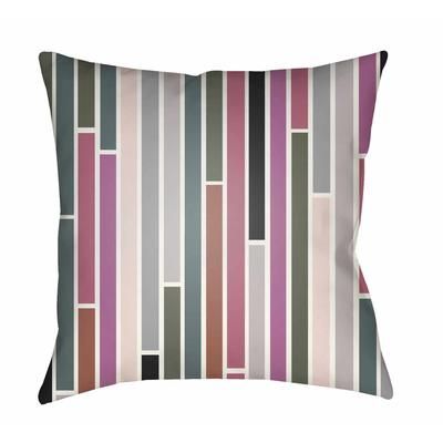 Aglayan 20" Square Modern Pillow plush Black/Gray/Medium Green/Rose/White/Slate/Dark Pink/Slate Blue Outdoor Throw Pillow - Boutique Rugs