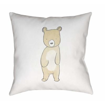 Inangatan 20" Square Cottage Pillow plush Off White/Dark Gray/Dark Gray/Cloud Gray/Gray/Light Silver/Pale Slate Outdoor Throw Pillow - Boutique Rugs
