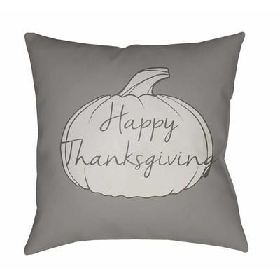 Neuville 20" Square Modern Pillow plush Smoke/Off White/Neutral/Cloud Gray/Medium Gray/Gray/Light Gray/Dark Gray/Pale Slate/Medium Gray Outdoor Throw Pillow - Boutique Rugs