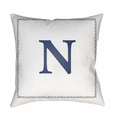 Whitecourt 20" Square Modern Pillow plush Off White/Dark Gray/Dark Gray/Neutral/Nickel/Light Silver/Pale Slate Outdoor Throw Pillow - Boutique Rugs