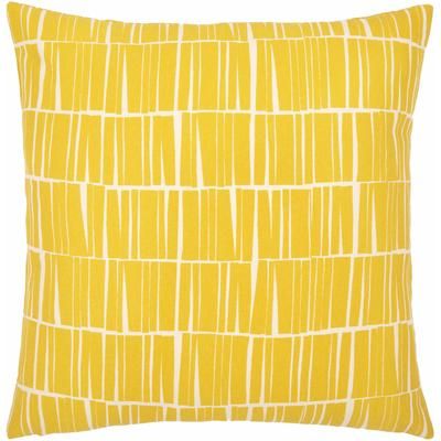 Magadi 13"L x 20"W Modern Pillow plush Cotton Mustard/Oatmeal/Light Beige/Beige Lumbar Pillow - Boutique Rugs