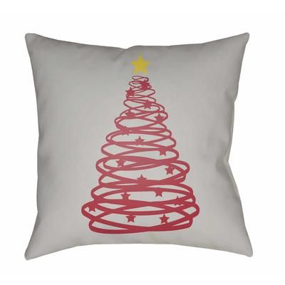 Suklayin 20" Square Traditional christmas pillow Light Gray/Natural/Neutral/Cloud Gray/Brass/Sterling Gray/Ivory/Metallic Silver/Sage/Pale Slate/Ash/Blush Outdoor Throw Pillow - Boutique Rugs