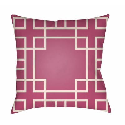 Kuzeytepe 18" Square Modern Pillow Moroccan Plush Pale Pink/Natural/Rose Gold/Blush/Nickel/Pearl/Brick Red/Dark Pink Outdoor Throw Pillow - Boutique Rugs
