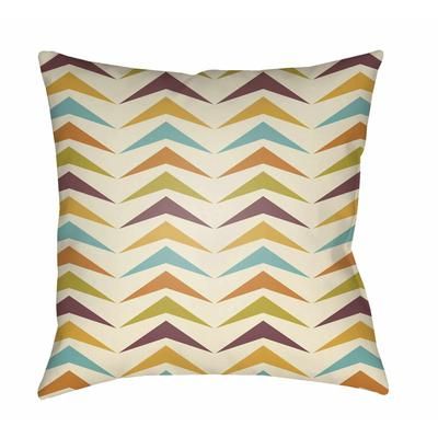 Alupay 18" Square Modern Pillow plush Burgundy/Burnt Orange/Cream/Saffron/Seafoam/Mustard/Sage Outdoor Throw Pillow - Boutique Rugs