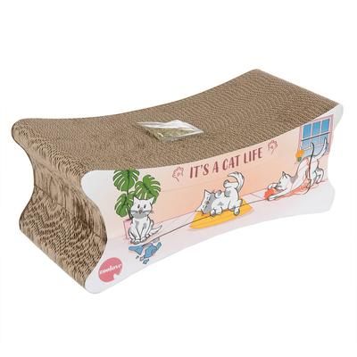 Graffiatoio 2in1 - L 50 x P 22 x H 20 cm