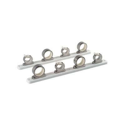 TACO Marine 4-Rod Hanger w/Poly Rack - Polished Stainless Steel F16-2752-1