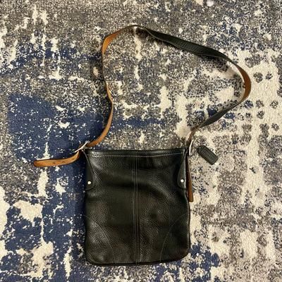 Coach Bags | Authentic Vintage Coach Leather Cross Body Bag | Color: Black | Size: Os
