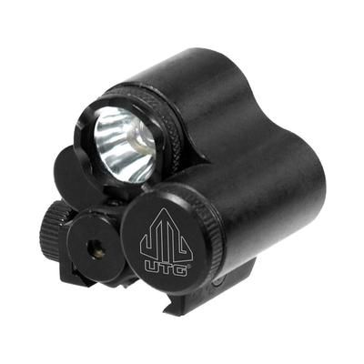Leapers UTG Sub-compact LED Light and Aiming Adjustable Red Laser Black LT-ELP28R
