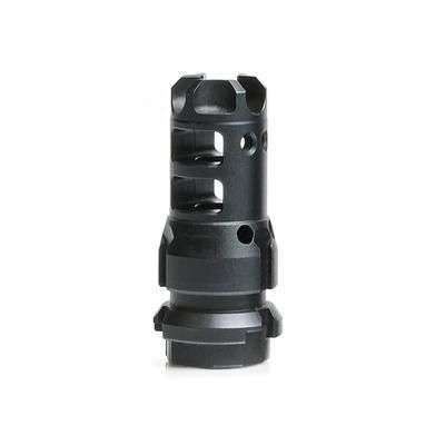 LANTAC Dragon Muzzle Brake 9MM 13.5X1LH Sig MPX Dead Air Keymo Wolfman Black DGN9MMC-WM