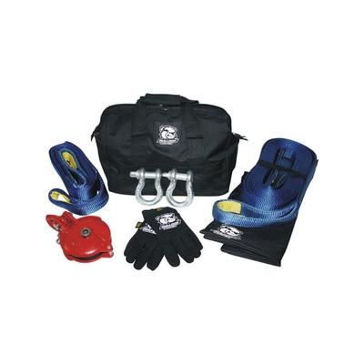 Bulldog Winch 8pc 9000lb WLL Rigging Kit Black 20074