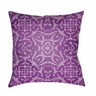 Onni 20" Square Pillow plush Lilac/Purple/Mauve Outdoor Throw Pillow - Boutique Rugs