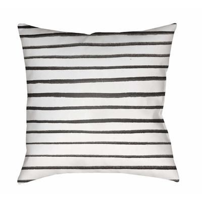 Etsu 18" Square Modern Pillow plush Off White/Charcoal/Dusty Sage/Smoke/Gray/Light Silver/Steel Gray Outdoor Throw Pillow - Boutique Rugs