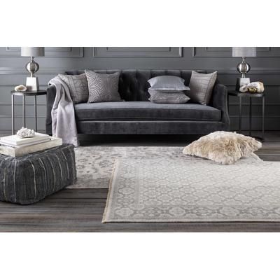Clydach 22" Square Modern Charcoal/Black Throw Pillow - Boutique Rugs
