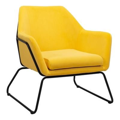Jose Accent Chair Yellow - Zuo Modern 109240