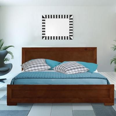 Oxford Platform Bed by Camden Isle in Walnut (Size QUEEN)