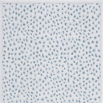 Kenna Indoor/Outdoor Rug - Ivory/Blue, 4' x 5'7" - Frontgate
