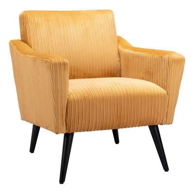 Bastille Accent Chair Yellow - Zuo Modern 109221