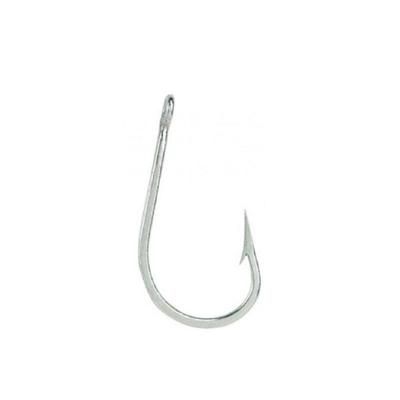 Mustad Southern and Tuna Hook Forged Knife Edge Point Ringed Eye Salt Water Stainless Steel Size 12/0 10 per Pack 7691S-SS-12/0-10