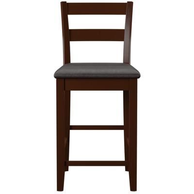 Wesmere 24 in Soho Counter Stool by Linon Home Décor in Espresso