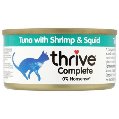 24x75g Tuna with Shrimp & Squid thrive Complete Wet Cat Food