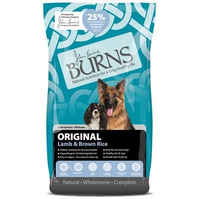2x12kg Adult Original Lamb & Brown Rice Burns Dry Dog Food