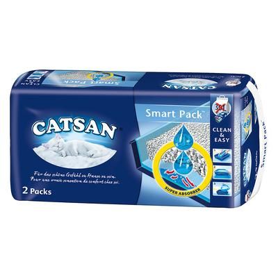 2 Pack Smart Pack Catsan Hygiene Plus Cat Litter