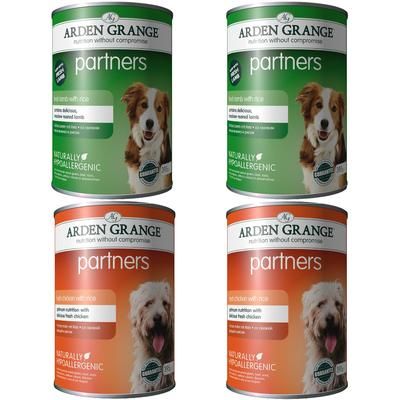 24x395g Chicken & Lamb Mixed Pack Arden Grange Wet Dog Food