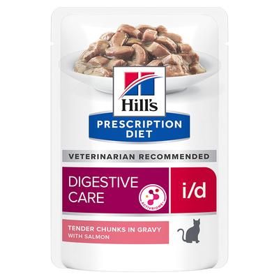 12x85g i/d Digestive Care Salmon Hill's Prescription Diet Wet Cat Food