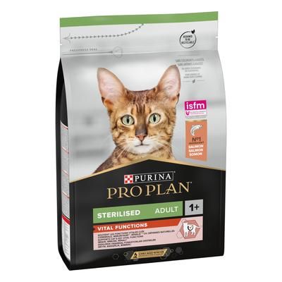 2x3kg Sterilised Salmon Optisenses Purina Pro Plan Dry Cat Food