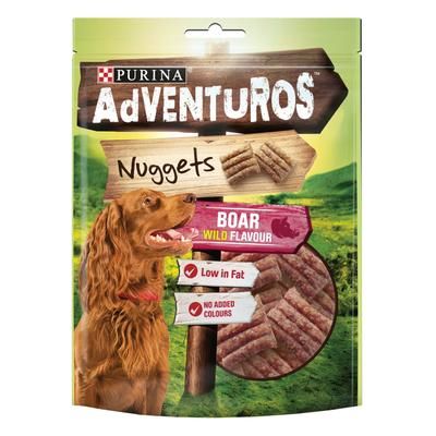 2x90g Wild Boar Nuggets AdVENTuROS Purina Dog Treats