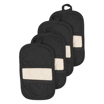 Pot Holder Mitz, Set Of 4 Pot Holder by RITZ in Black