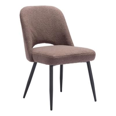 Teddy Dining Chair Brown - Zuo Modern 109329