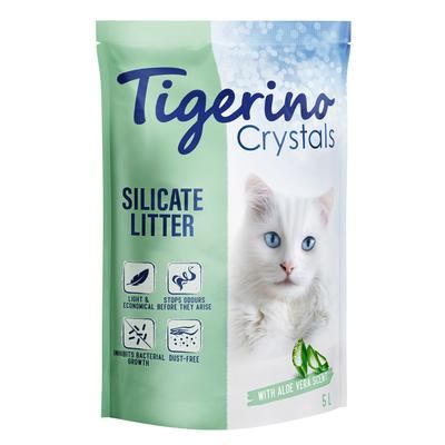 5L Crystals Aloe Vera Silicate Tigerino Cat Litter