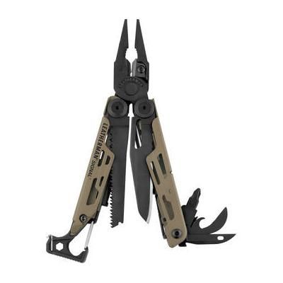 Leatherman Signal Multi-Tool with Black Nylon Sheath (Coyote Tan, Box) 832720