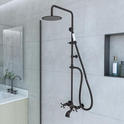 Randolph Morris Exposed Shower and Tub Filler with Tub Spout and Handshower RMN2840-ORB