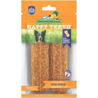 Happy Teeth Peanut Butter Dog Treats, 4 oz.