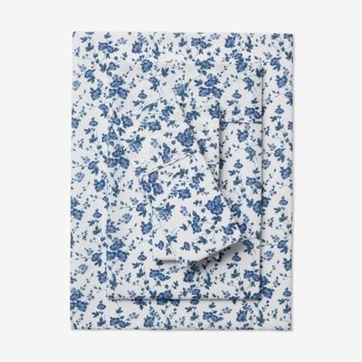 Floral Sheet Set by BrylaneHome in Bluestone Floral (Size QUEEN)