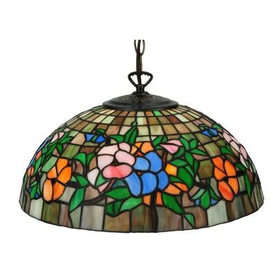 "15.75"W Hanging Pansy Pendant - Meyda Lighting 31105"