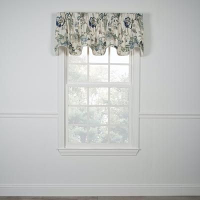 Brissac Lined Scallop Valance by Brissac in Blue