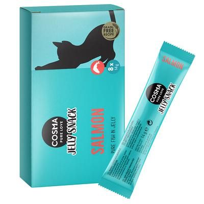 24x14g Salmon Cosma Jelly Snacks for Cats