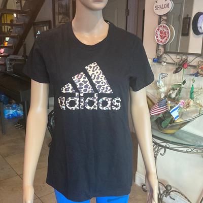 Adidas Tops | Adidas Brand New Shirt With Logo In Front Size S P | Color: Black/Brown | Size: Sp