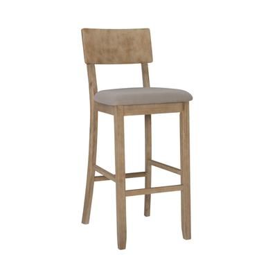 Jordan Gray Wash Bar Stool by Linon Home Décor in Grey (Size 24")