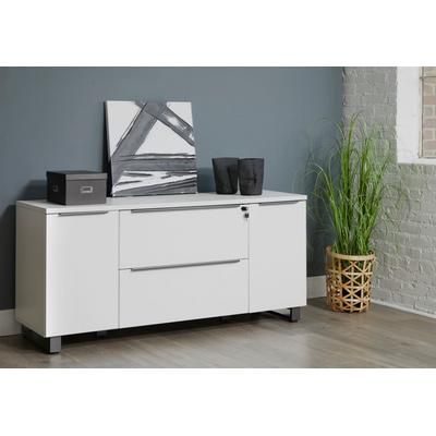 White Credenza In High Pressure Melamine And MDF - Unique Furniture 44084000123