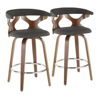 Gardenia Counter Stool ( Set of 2 ) - LumiSource B26-GARD2-SWVR WLCHAR2