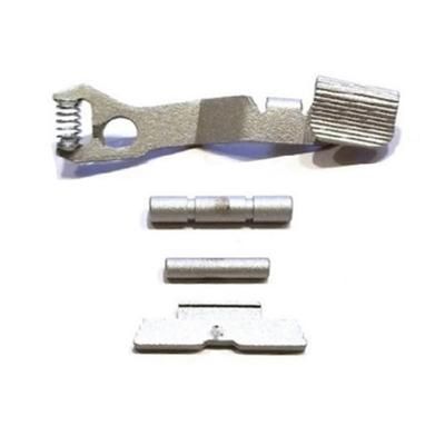 Centennial Defense Systems Extended Control Kit w/Mag Release for Glock 43X/48 Serrated 2 Pins Satin Aluminum 40462