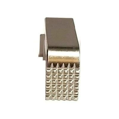 Centennial Defense Systems Extended Mag Release w/2.5lb Spring for Gen 4-5 9mm .40S&W .357SIG Glock Stippled Nickel 20731