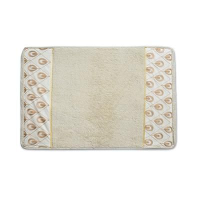 Seraphina Bath Rug by POPULAR BATH in Beige Gold