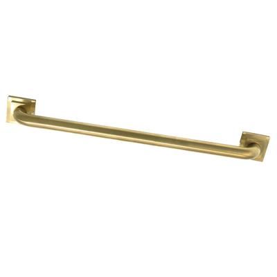 "Kingston Brass DR614247 Claremont 24" Grab Bar, 1-1/4" Diameter, Brushed Brass - Kingston Brass DR614247"
