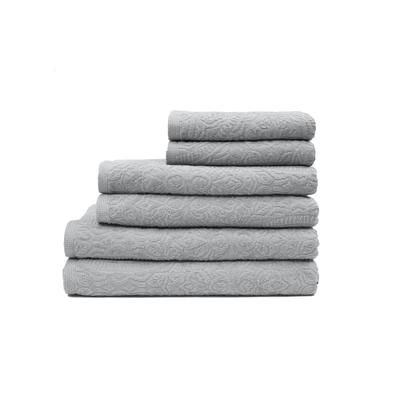 Portofino 6-Pc. Towel Set by ESPALMA in Platinum